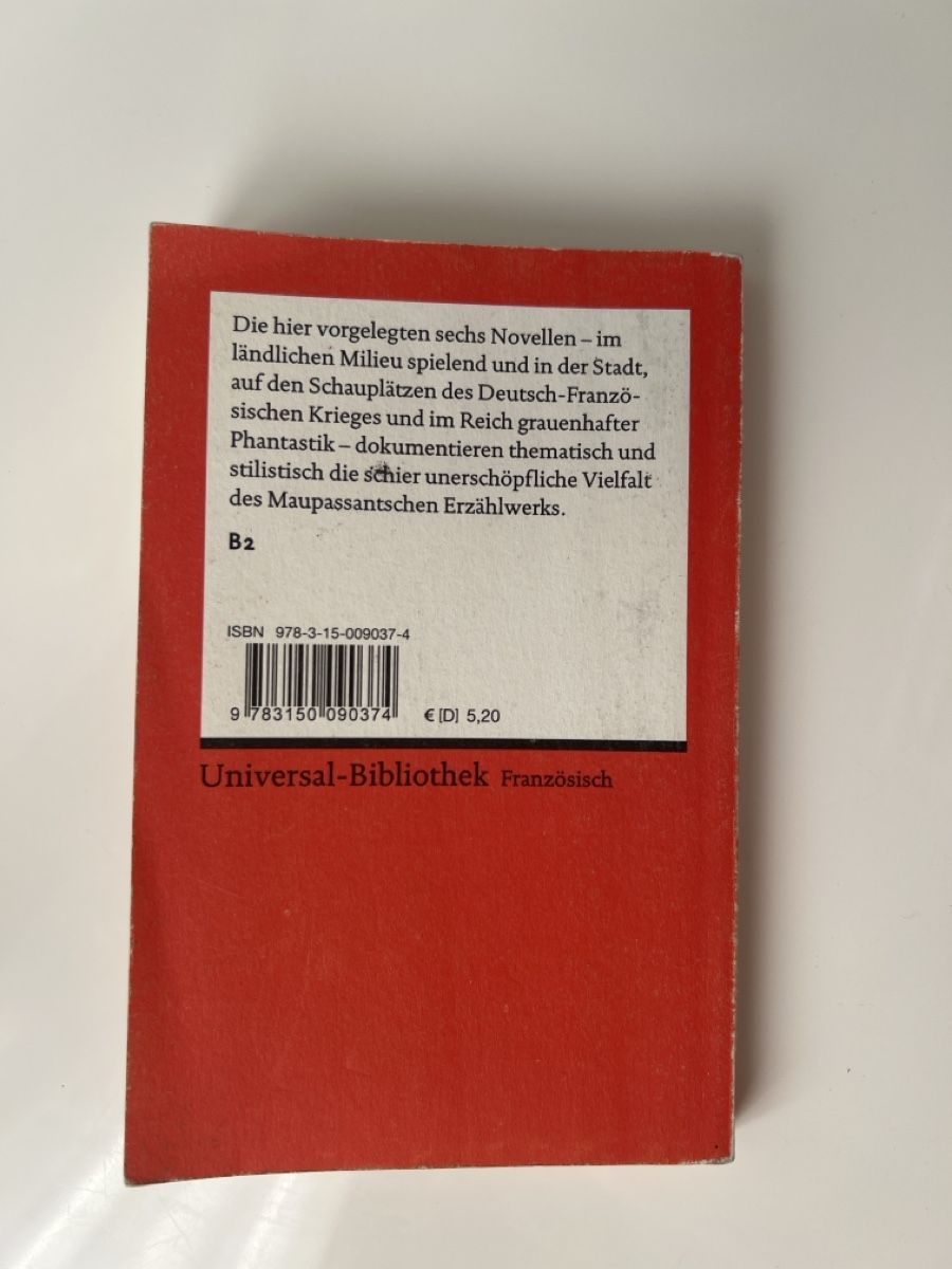 Bücher: Guy de Maupassant: Six contes – Gebraucht aus Seon von lar_9mn9 1