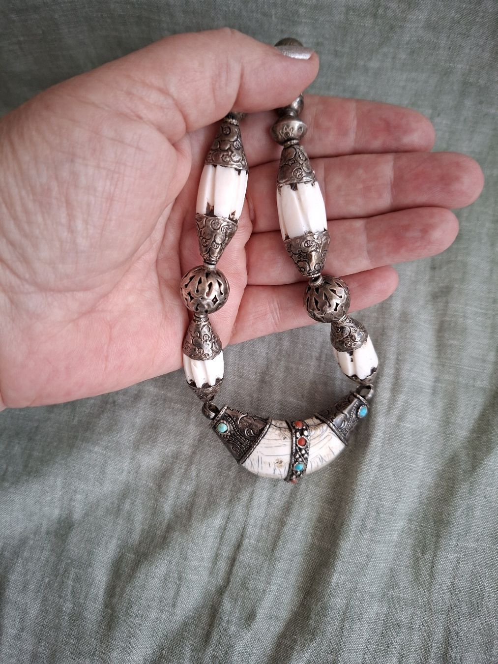 Ketten: Collier Ethnique Bohème Style Tibétain – Neu (gemäss Beschreibung) aus Lutry von Sim_Sta 2