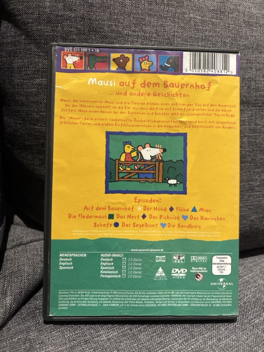 Tutti i DVDs: DVD Mausi auf dem Bauernhof – Usato da Effretikon venduto da fabee 1