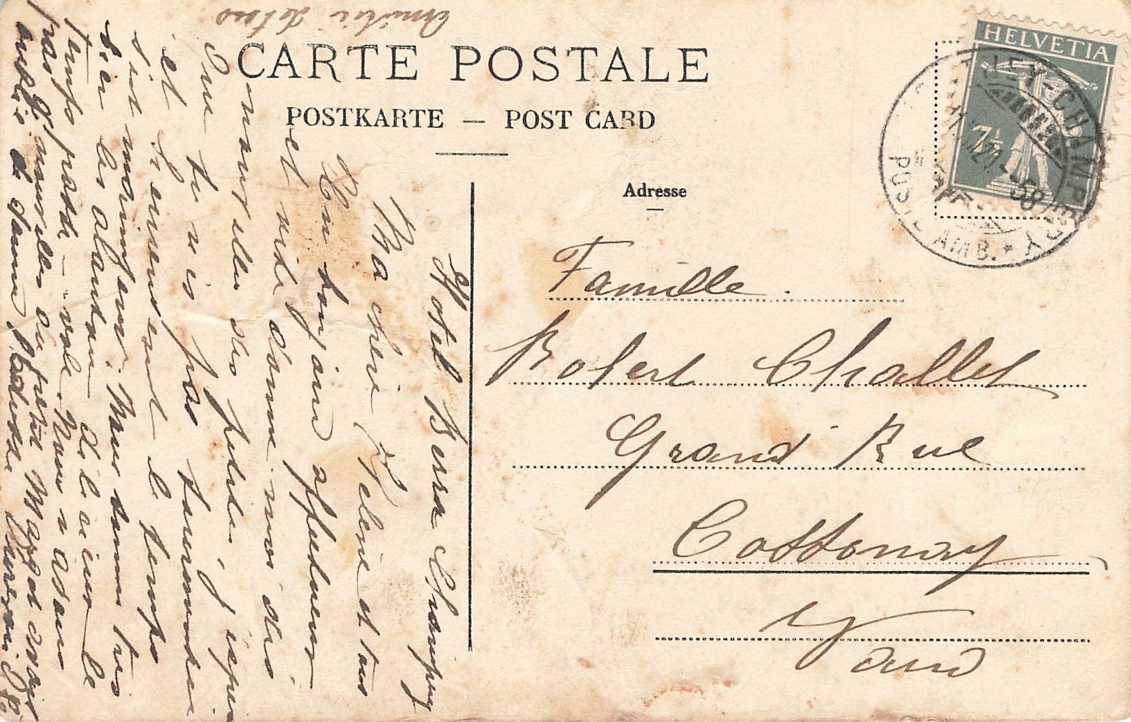 Cartes postales: Rue Champery valais – D'occasion à Biasca par Blenio71 1