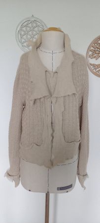 Moschino Strickjacke beige