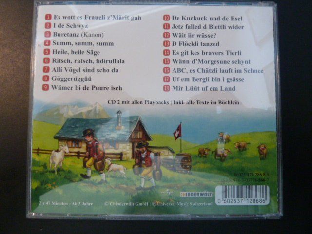 CDs: Schwiizer Chinderlieder 4 - Schwiizerdütsch (2 CD's) – Gebraucht aus Au ZH von sikoku 3