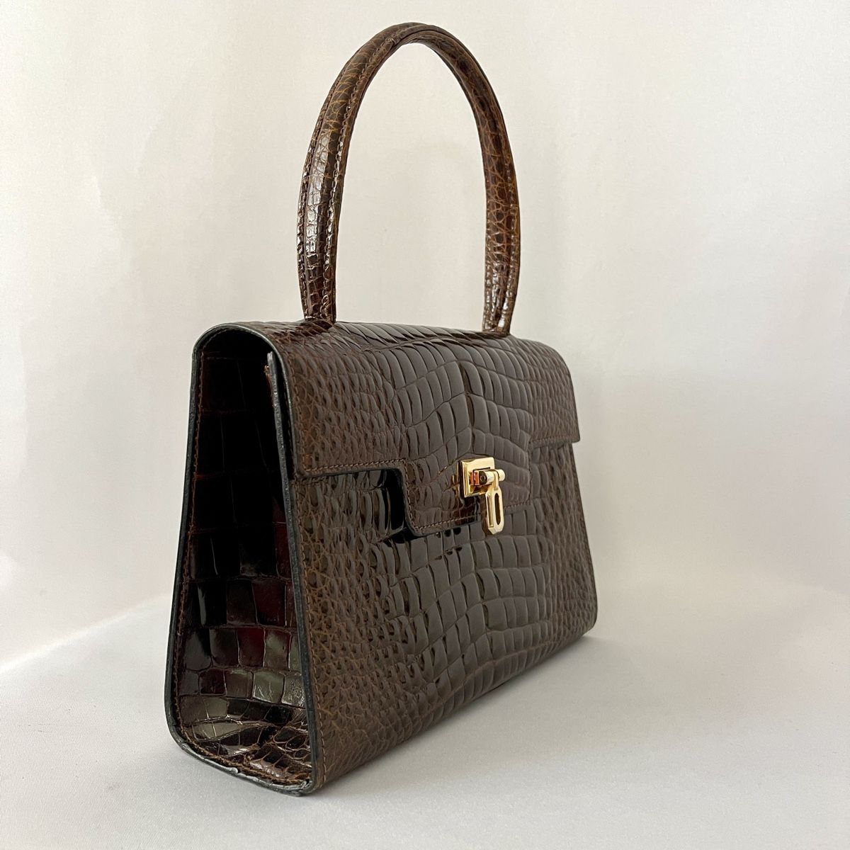 Borse da donna: VINTAGE Custom Made Crocodile Leather Bag – Nuovo (secondo la descrizione) da Emmen venduto da Avviivva_Com2023 1