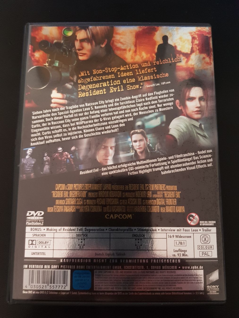 Tutti i DVDs: Resident Evil Degeneration (Anime) – Usato da Frauenfeld venduto da aro_kph8 1