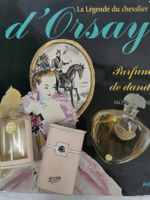 2 ANTIQUE PARFUM FLACONS D'ORSAY PARIS & BACCARAT (1914)