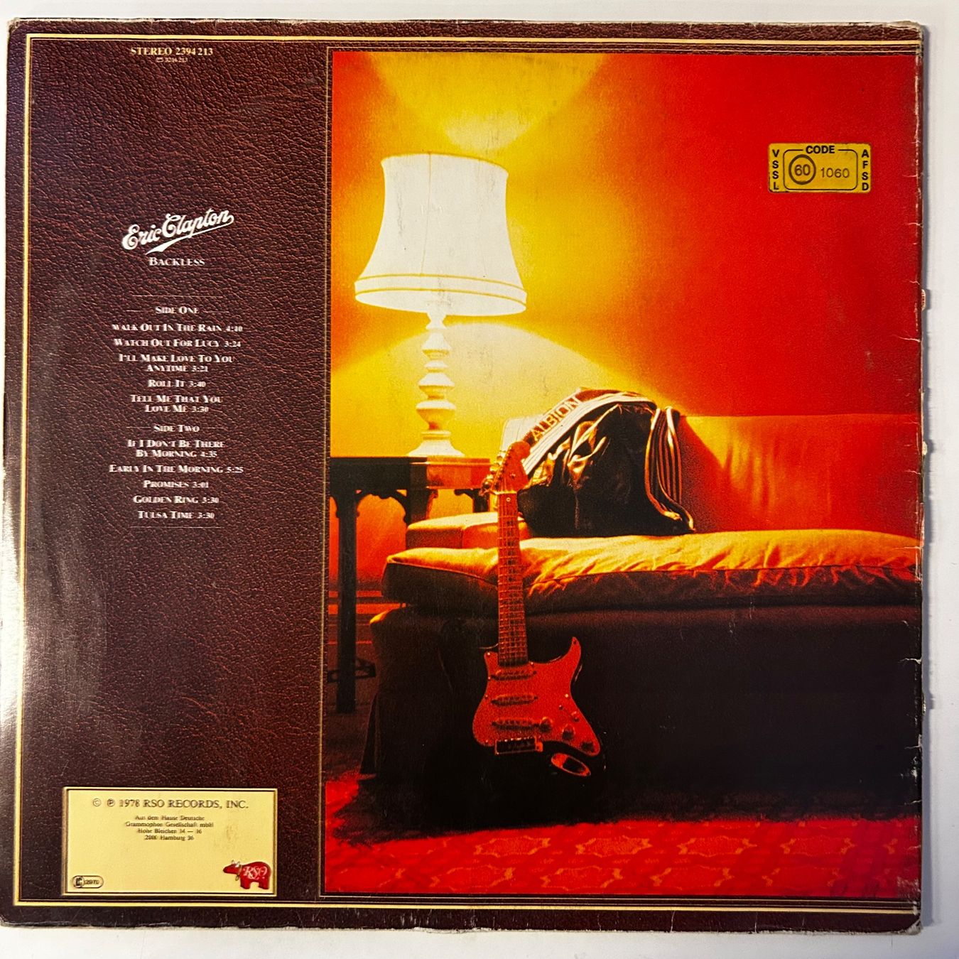 Dischi in vinile: Eric Clapton - Backless,  LP Vinyl – Usato da Aesch BL venduto da BernisFlomi 1