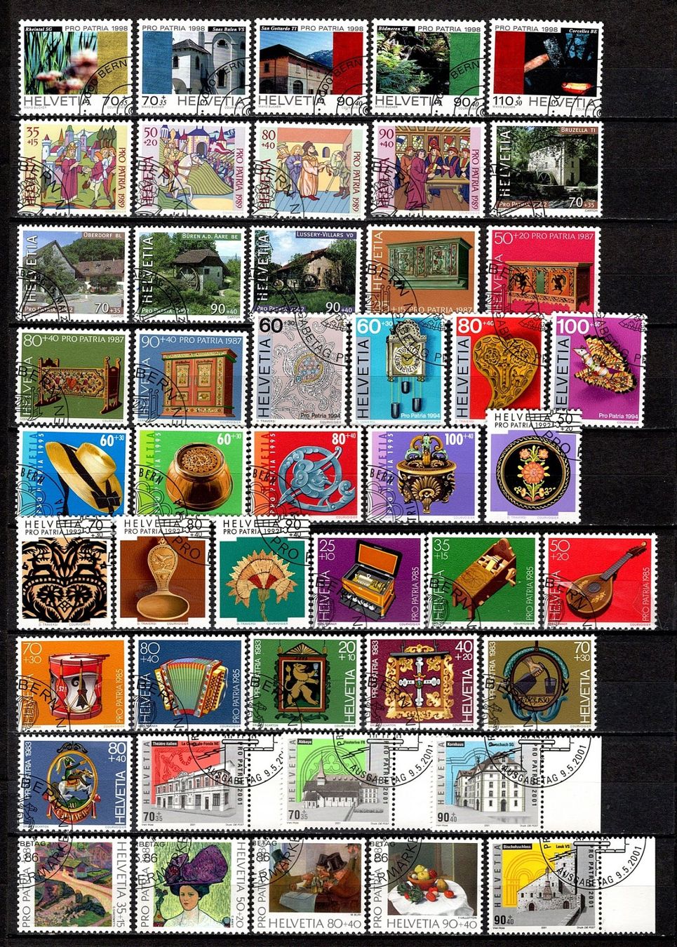 Tutti i francobolli: Pro Patria (818) – Usato da Burgdorf venduto da blinky01