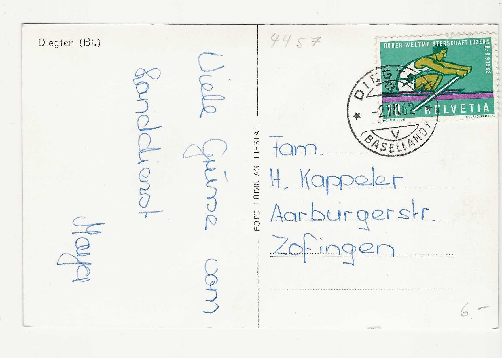 Cartes postales: DIEGTEN  (BL) – D'occasion à Küttigen par rol_hk98 1
