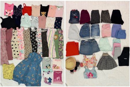 Grosses Sommer Mädchen-Kleiderpaket Gr. 122/128