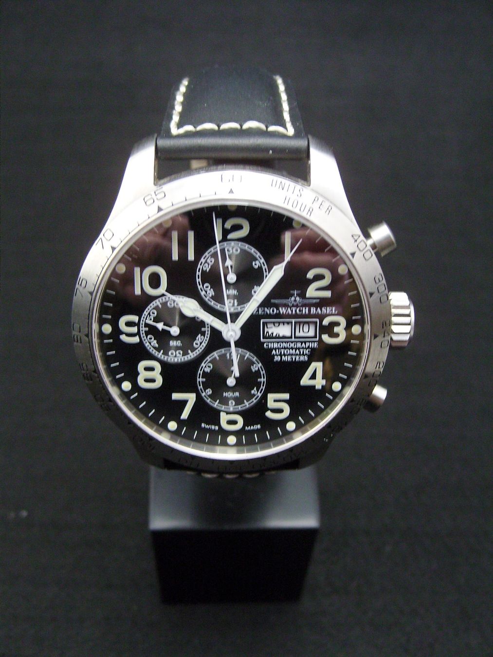 Zeno Orologi: Neuer Oversized Pilot Tachymeter Chrono Day-Date/ Automatik – Nuovo e nell'imballaggio originale da Mels venduto da niezie2002 4