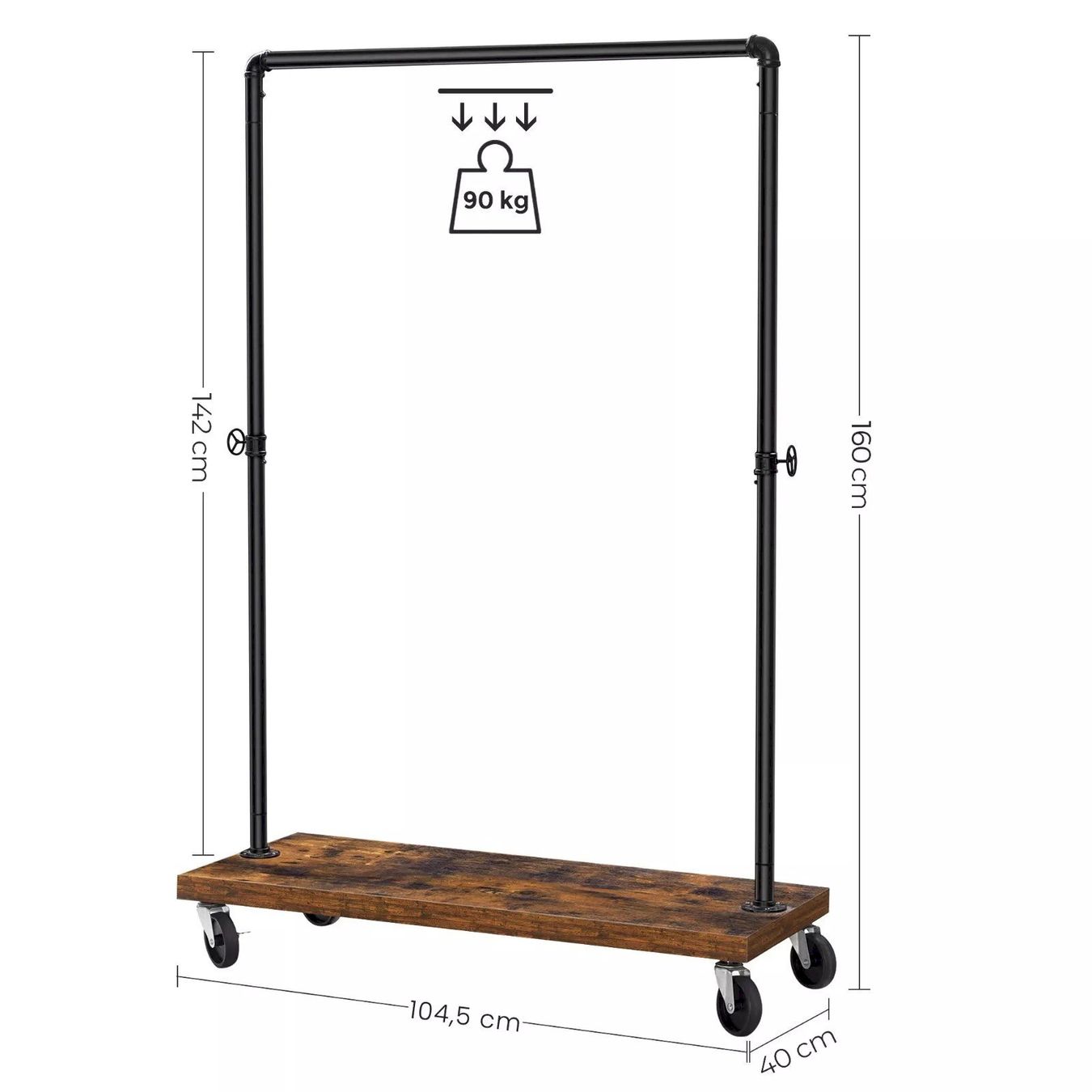 Porte manteau: Kleiderständer 103,5x40x162cm – Neuf avec emballage d'origine à Bottighofen par zaap 4