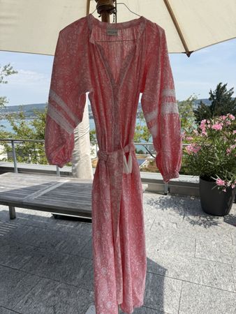 MISS JUNE Kleid pink Paisley  one size neu 