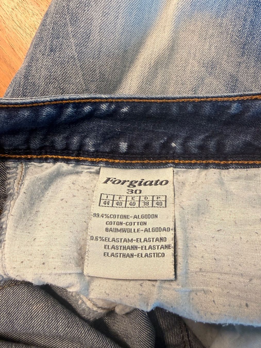 Jeans: Original FORGIATO DENIM Jeans Gr. 30 – Usato da Rüti ZH venduto da Maranello9 2