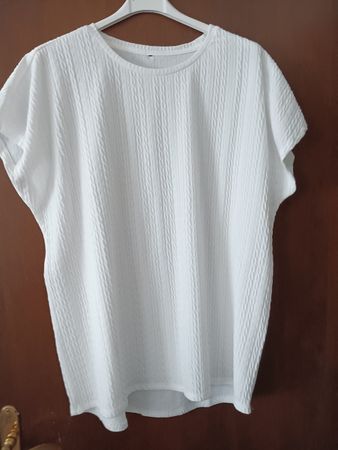 Sommerliches Weiss-Shirt  Gr. XL, neu 