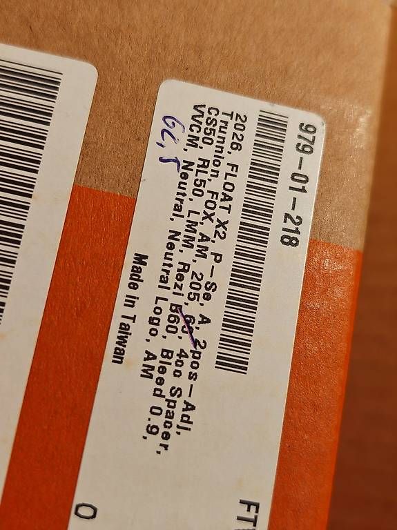 Fox Pièces détachées: Neu: Fox Float x2 Performance Elite 205x62.5 (Dämpfer) – Neuf avec emballage d'origine à Trachslau par apu3b 3