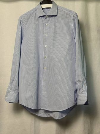 Hemd blau/weiss gestreift 
