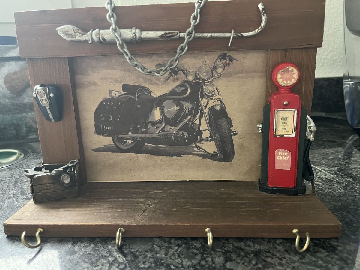 Tutte le decorazioni: Motorrad Deko Schlüsselbrett – Usato da Buttikon SZ venduto da HeidiF0102 2