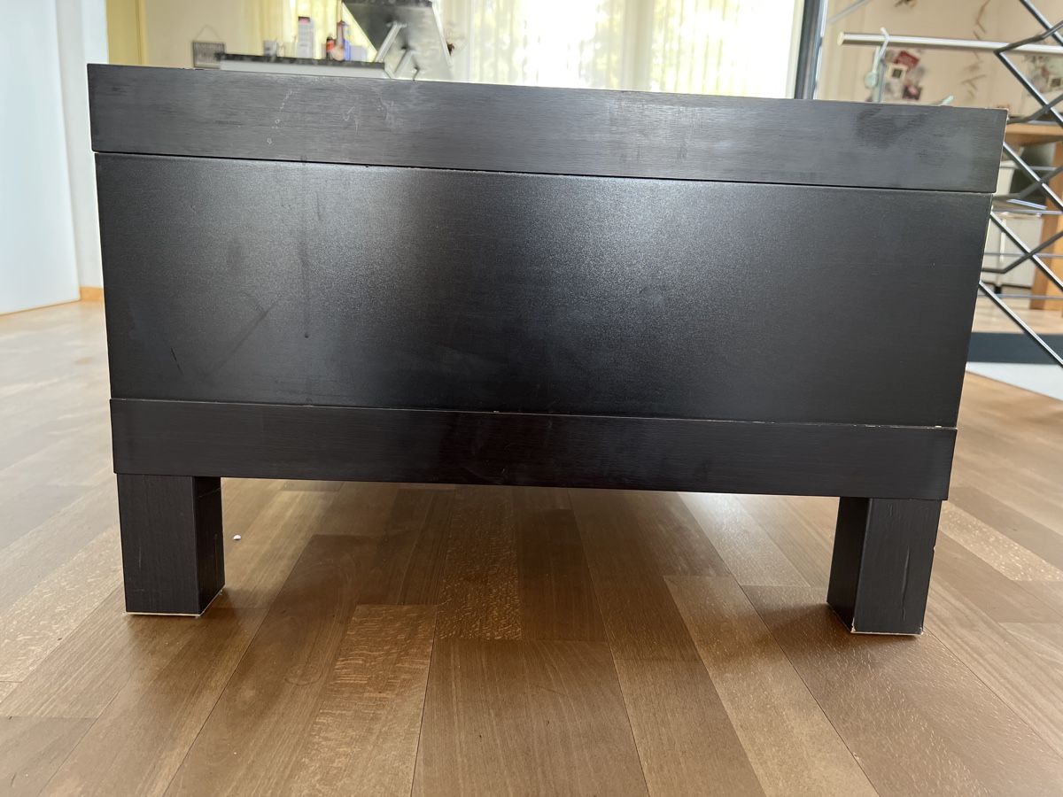 Ikea Mobili TV: Schwarzes TV-Möbel, TV-Tisch – Usato da Münsingen venduto da est_s6vf 4