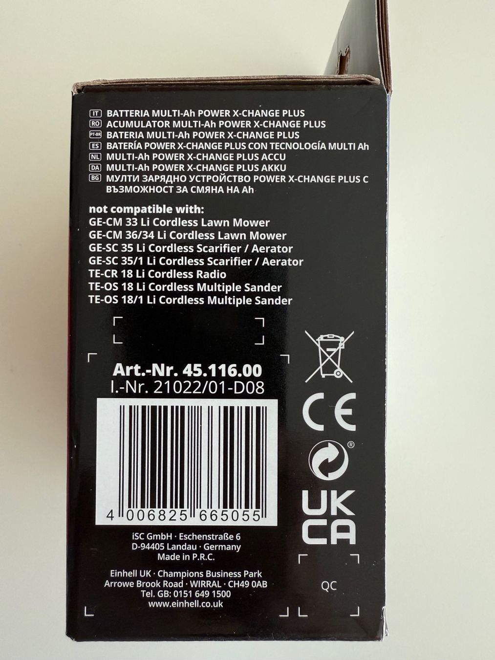 Einhell Caricatori & Batterie: Einhell batterie PXC Plus 5-8Ah Multi-Ah 18V – Nuovo e nell'imballaggio originale da St-Gingolph venduto da GoldenKeys 5