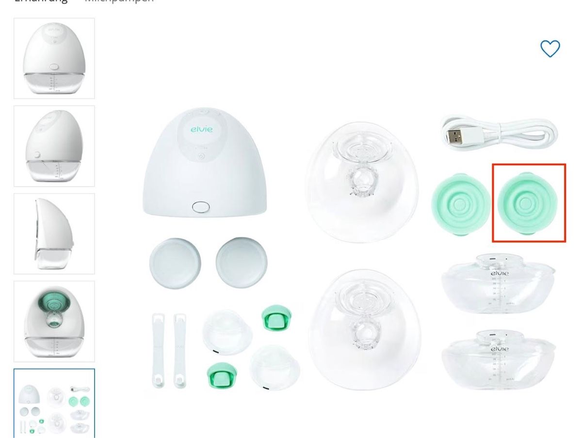 Elvie Accessori per l’allattamento: Elvie Breast Pump – Nuovo (secondo la descrizione) da Bülach venduto da Sunshine2359 1