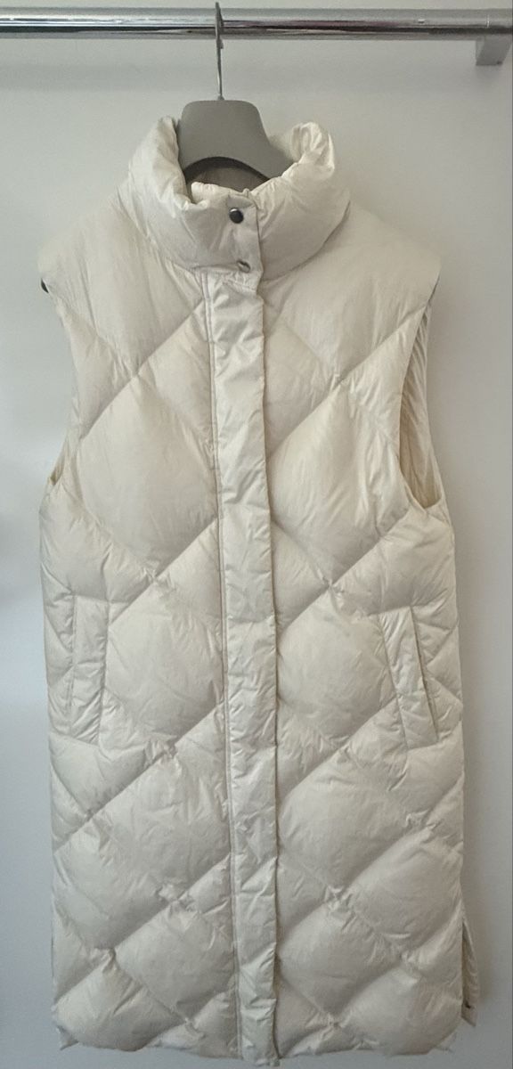 Gilet & Giacche senza maniche: Langes  Daunengilet PKZ Gr. s offwhite – Nuovo (secondo la descrizione) da Mörschwil venduto da butzeli02