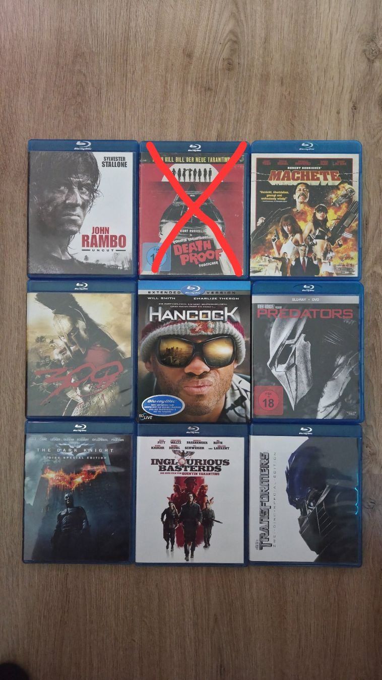Alle DVDs: Verschiedene Blu-Ray Filme – Gebraucht aus Grabs von wiRD27rs
