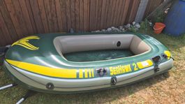 Schlauchboot Seahawk 2 mit Paddel und Pumpe