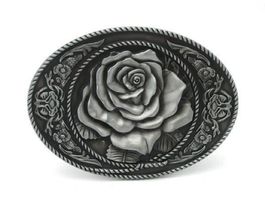 Metall Gürtelschnalle ROSE