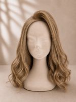 Echthaarperücke 100% – Mono Lace, handgeknüpft – kaum getrag