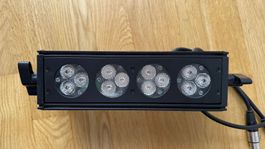 DMX-Scheinwerfer mit RGB-LEDs.
