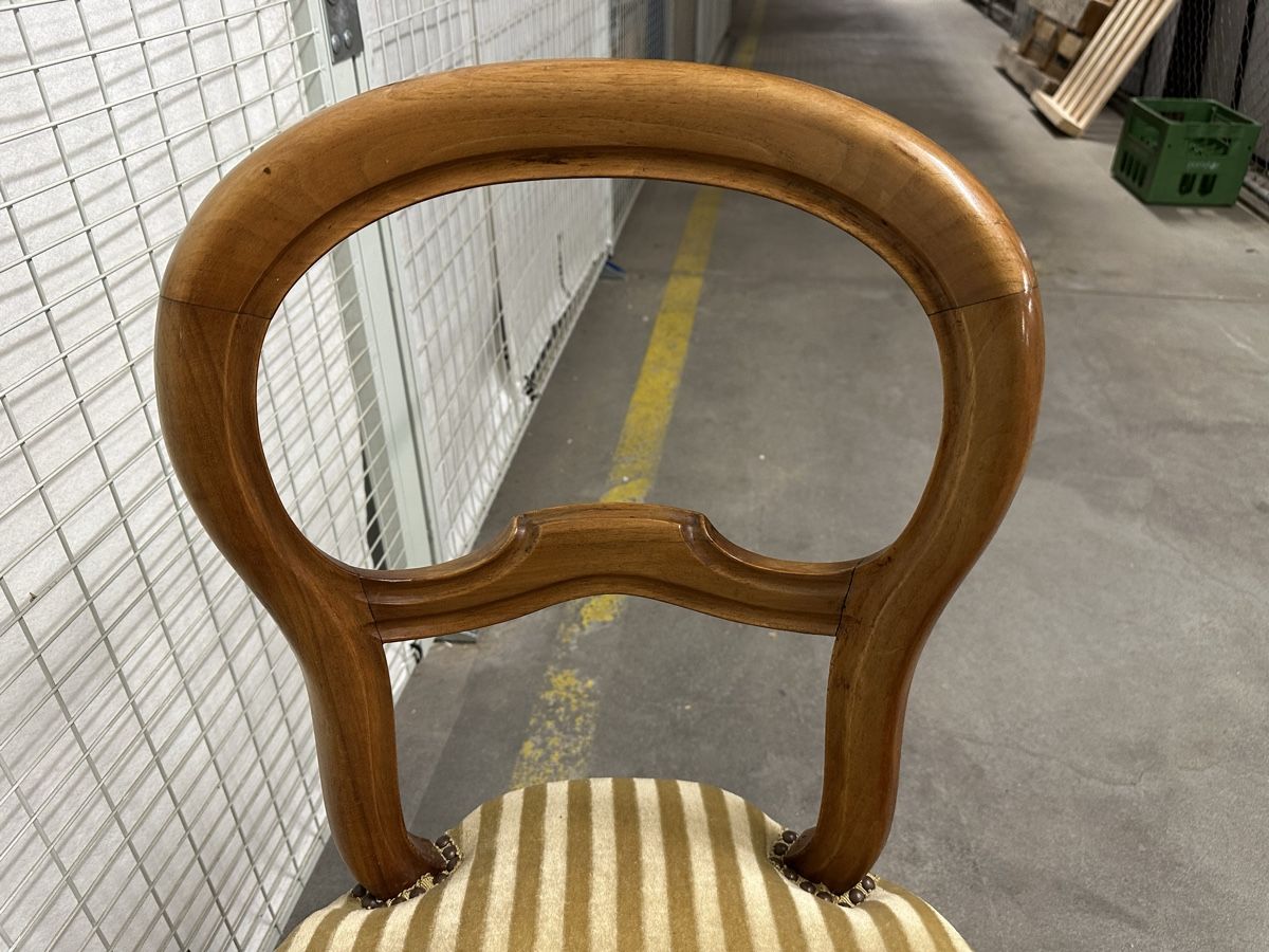 Chaises: 3x Stühle Louis Philippe Massiv Nussbaum  – D'occasion à Bolligen par Astrophysiker06 5