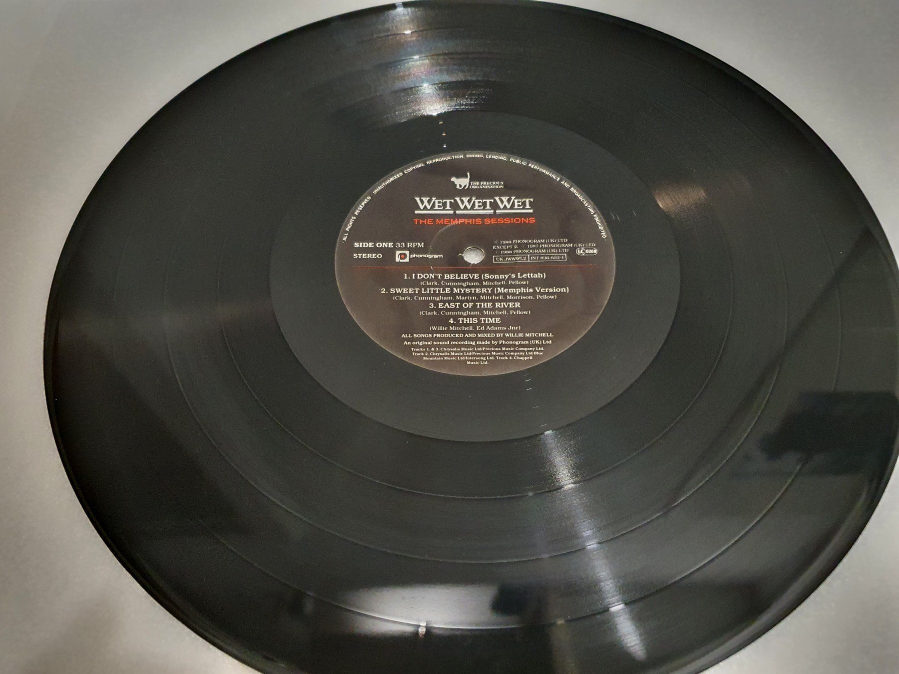 Dischi in vinile: Wet Wet Wet - The Memphis Sessions – Usato da Uster venduto da Vinyl-Leidenschaft 4