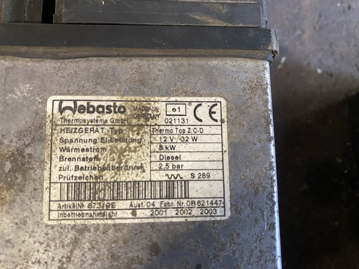 Radiatori: Webasto Thermo top Z/C-D Zuheizer – Usato da Aeschlen venduto da rudemood 3