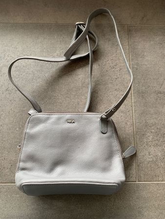 NIKA Handtasche, hellgrau, Top Zustand!