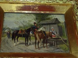 Öl Gemälde J.Demski , 18.Jahrhundert , Original