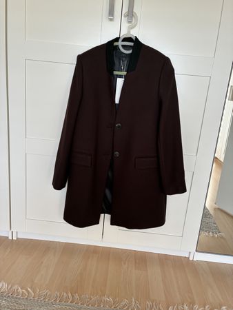 Mantel Zara dunkelbraun .XS. Neu mit Etikett