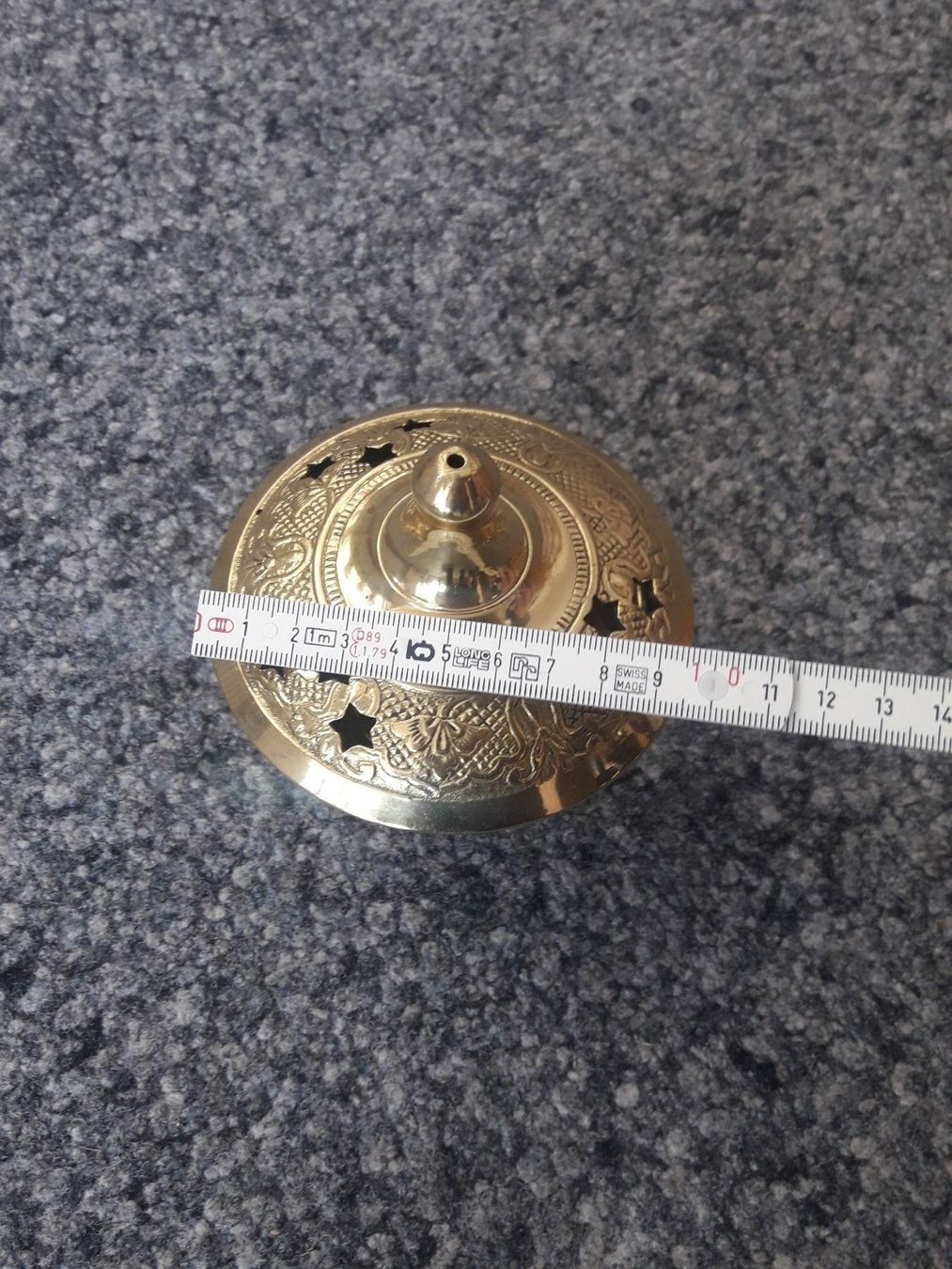 Tutte le decorazioni: Weihrauchgefäss aus Messing – Nuovo e nell'imballaggio originale da Flüeli-Ranft venduto da Silberfuchs6 4
