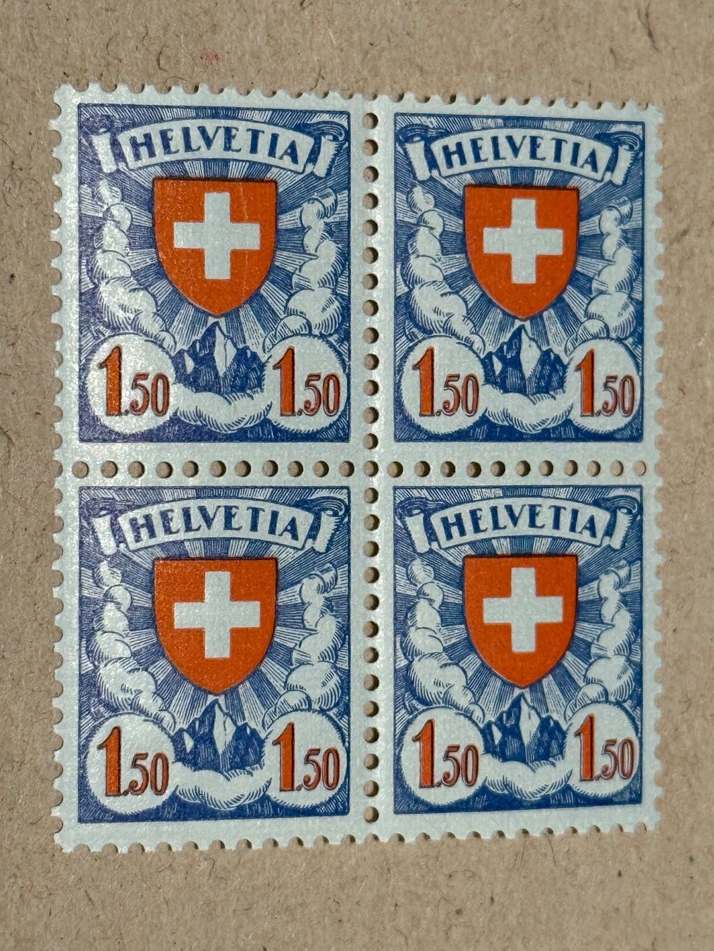 Tutti i francobolli: 165z, postfrisch, Viererblock – Usato da Aarau venduto da hilde47