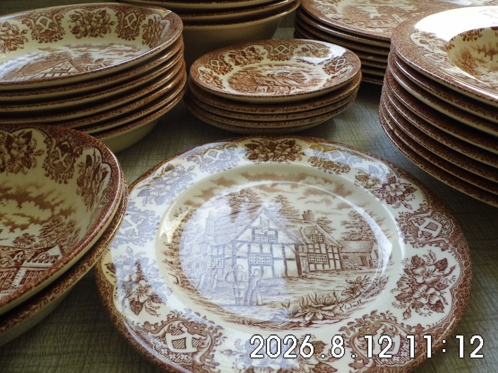 Geschirrsets: Geschirrset braun English Ironestone Tableware Ltd – Gebraucht aus Thun von seehecht49 1