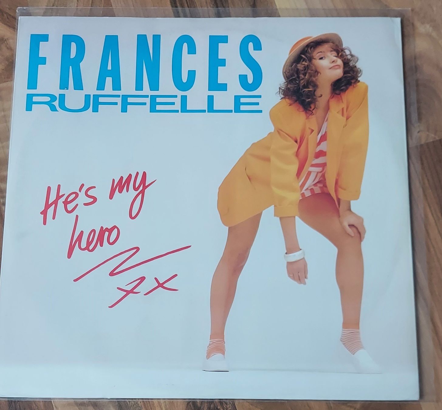 Schallplatten: MAXI - FRANCES RUFFELLE - HE'S MY HERO – Gebraucht aus Steckborn von Quo7