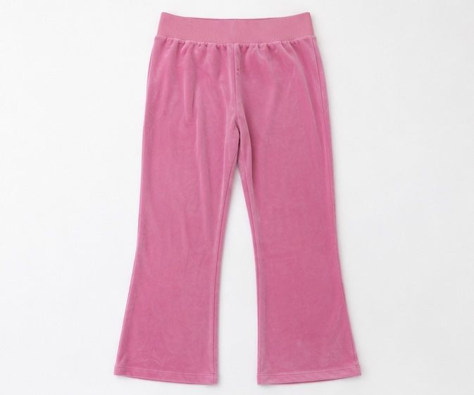 Leggings: Rosa Velours Schlaghose – D'occasion à La Punt Chamues-ch par yara.mueller
