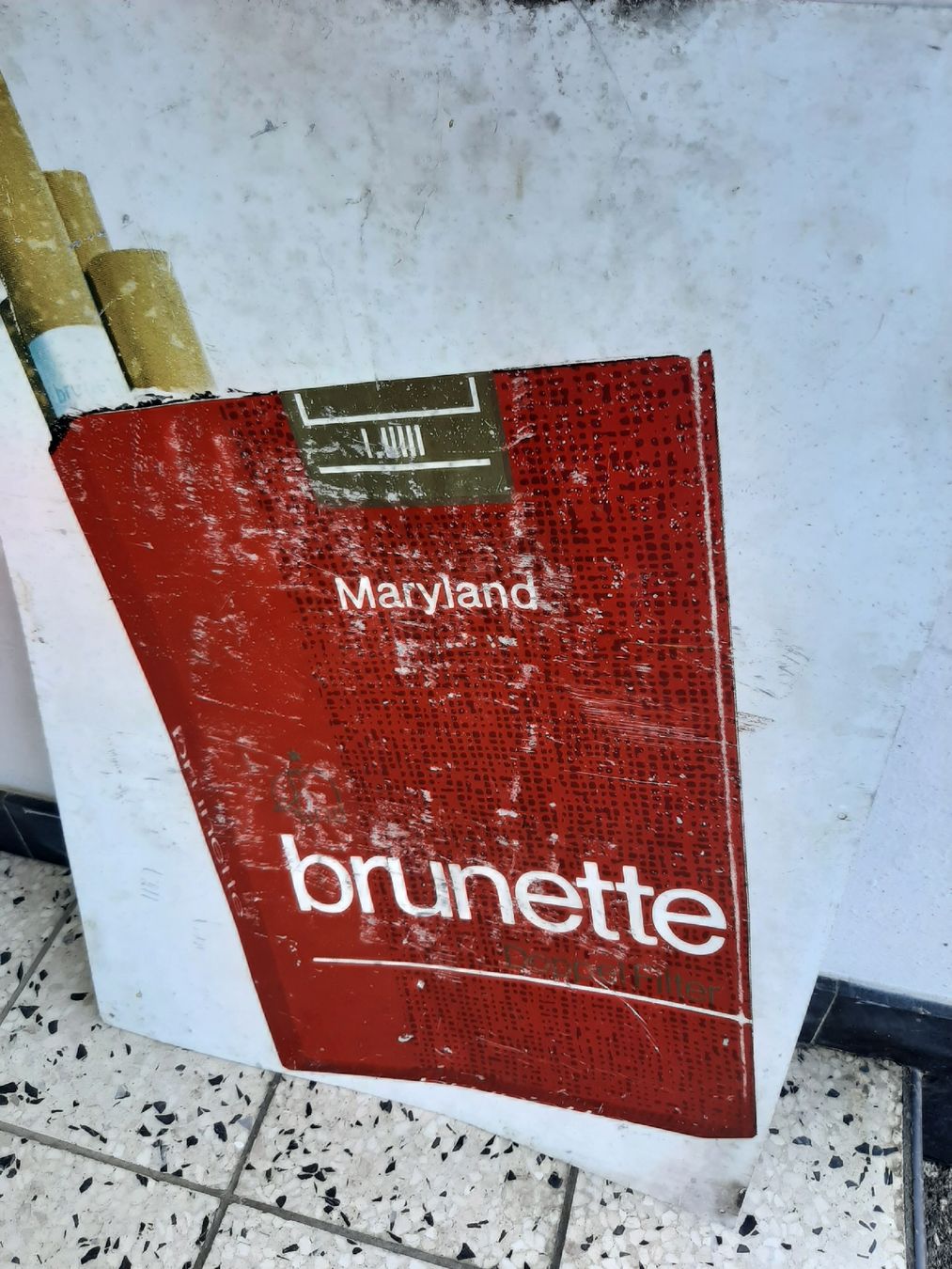 Insegne: Blechschild Brunette – Usato da Aarwangen venduto da jaelli01 1