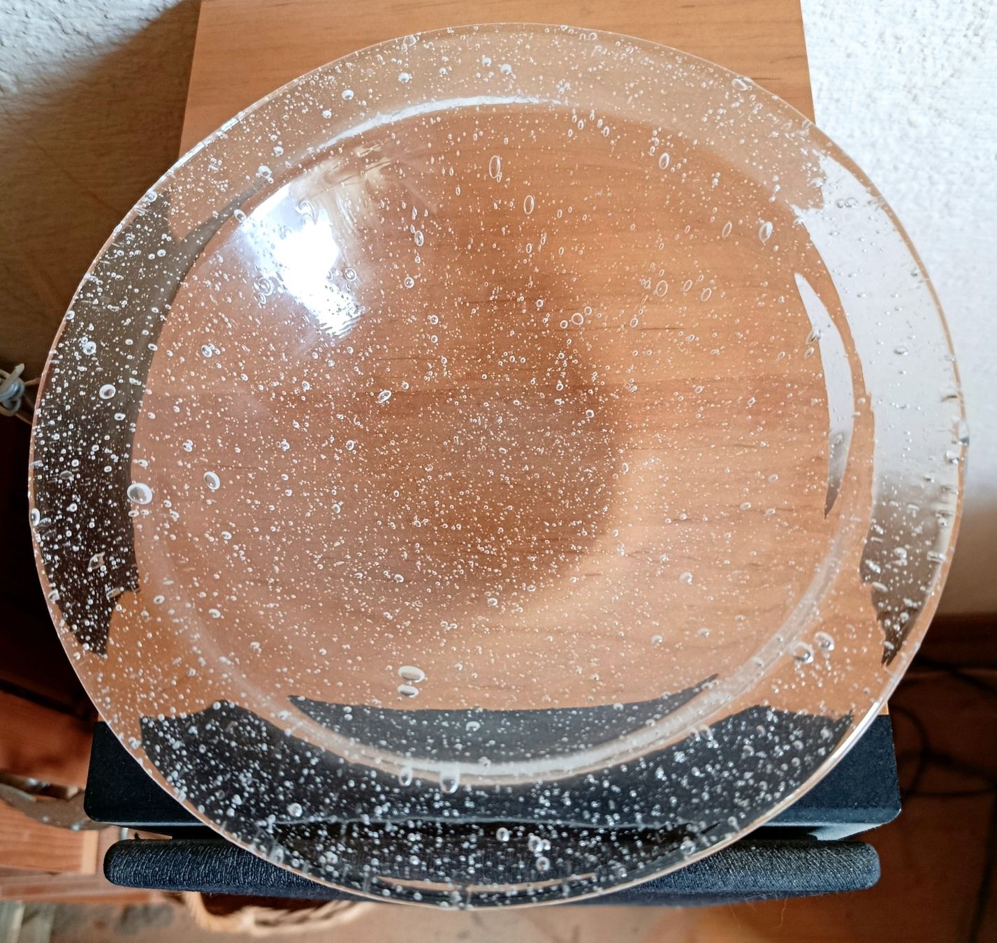 Gläser: Glasschale mit Blasenstruktur / Bubbled Glass – Gebraucht aus Bern von Delphin77 2
