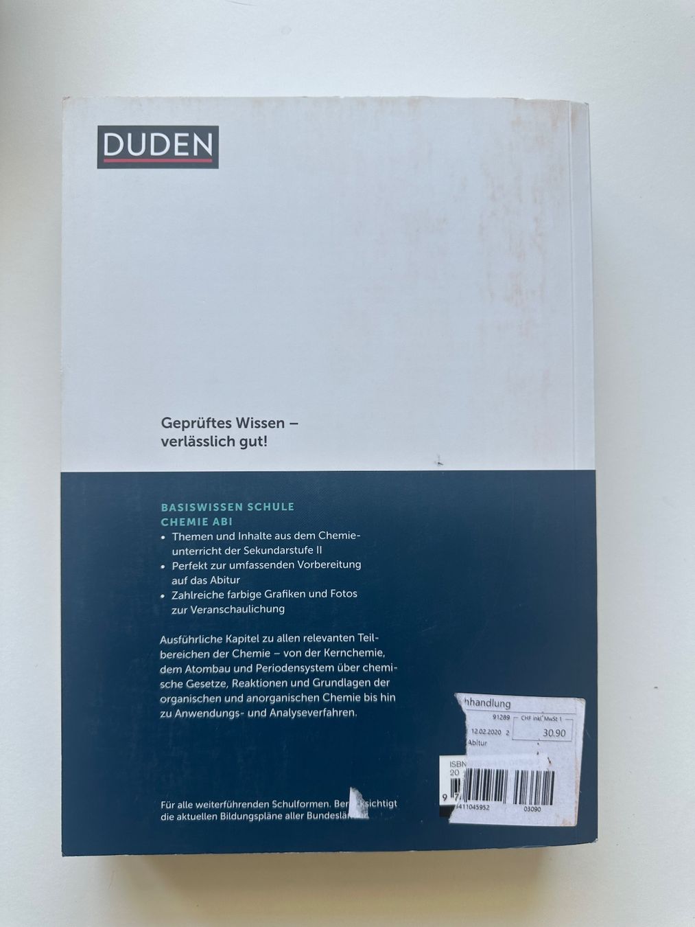 Libri: DUDEN: Chemie – Usato da Dietlikon venduto da has_s9fw 1