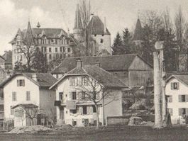 AVENCHES: Cigognier et maisons neuves 1906