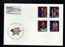 CH FDC Pro Patria Satz 1969
