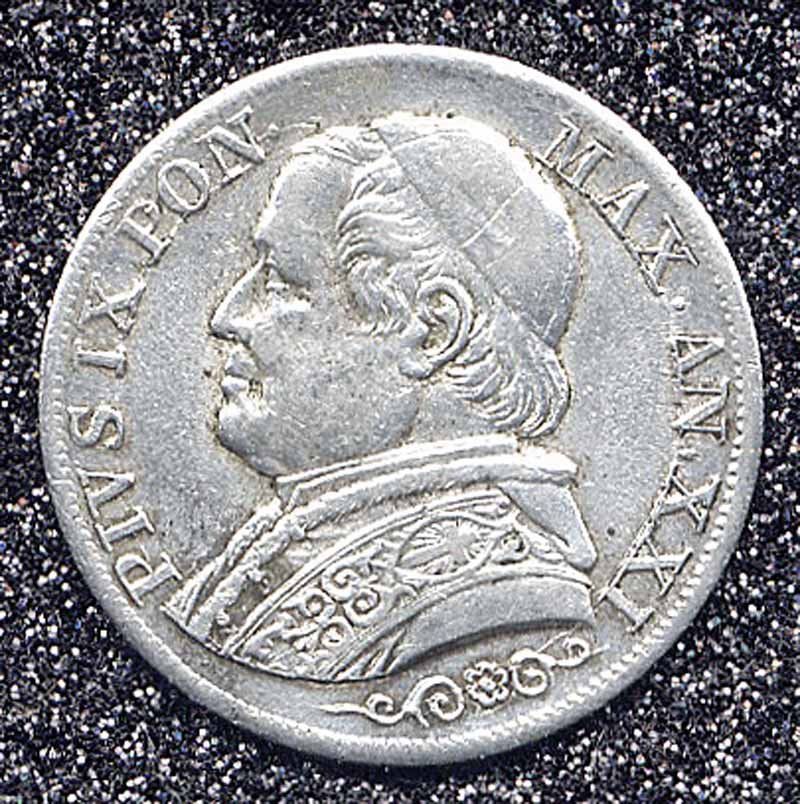 Tutti le monete: Münze antik Vatikan Silber "1866" – Usato da Zug venduto da BAMBI51