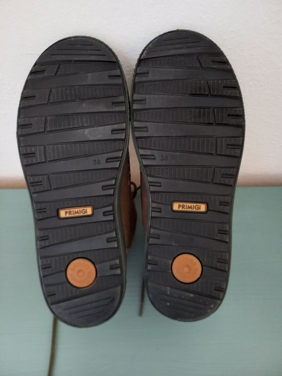 Scarponcini PMG in pelle marrone, comodi per l'autunno! (Neu