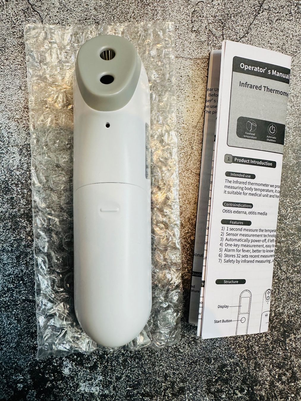Medizinische Geräte: Thermometer Infrarotthermometer Körpertemperatur Messgerät – Neu und originalverpackt aus Balsthal von Menis-Shop2 9