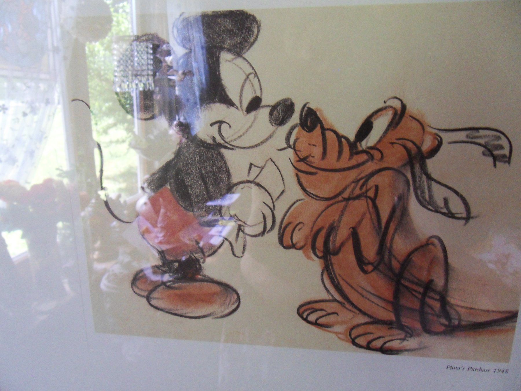 Gemälde: Micky Maus und Pluto – Gebraucht aus Schongau von Eva-Katharina 1
